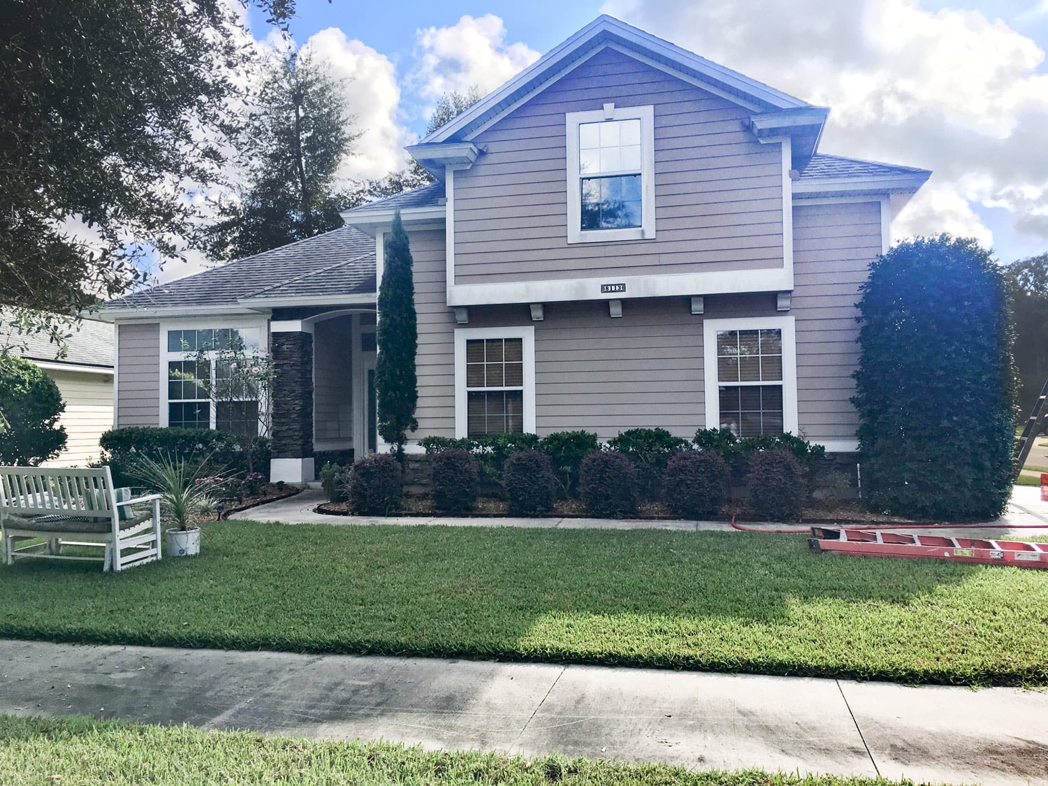 Painted house in Gainesville Florida