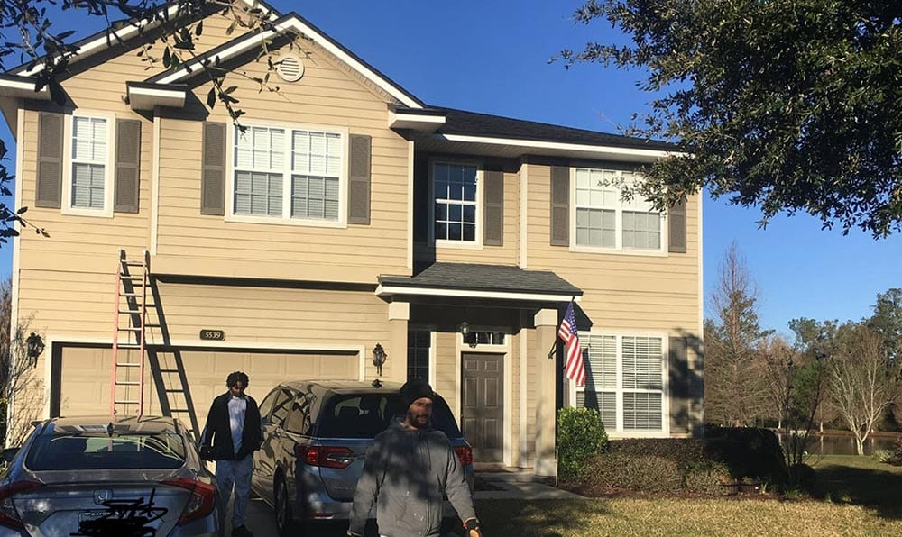 Exterior House Painting in Gainesville - Before Paint