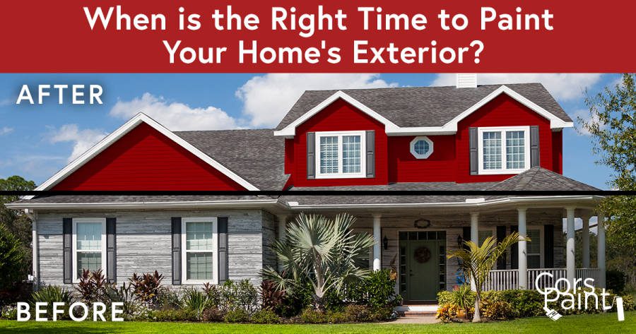 When is the Right Time to Paint Your Home’s Exterior?