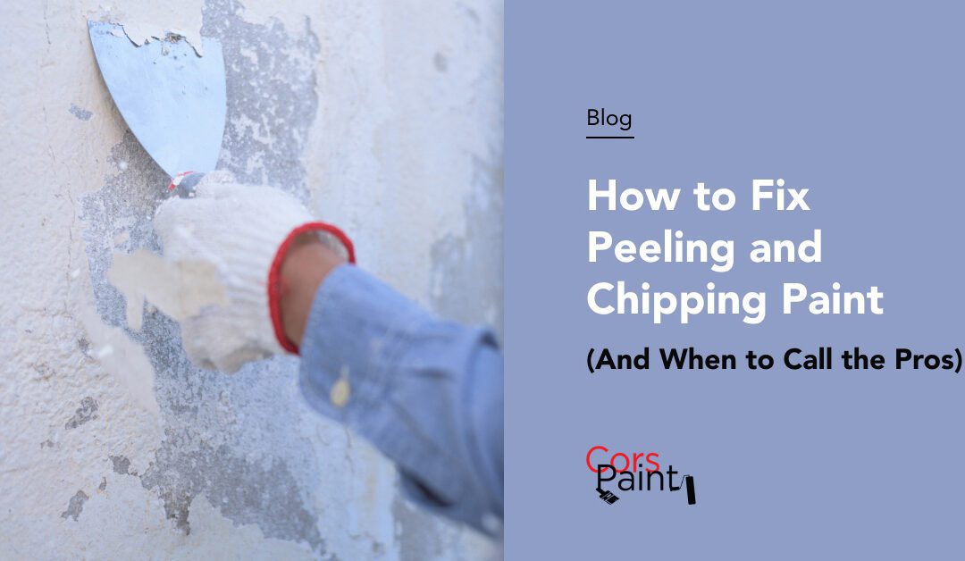 How to Fix Peeling and Chipping Paint (And When to Call the Pros)