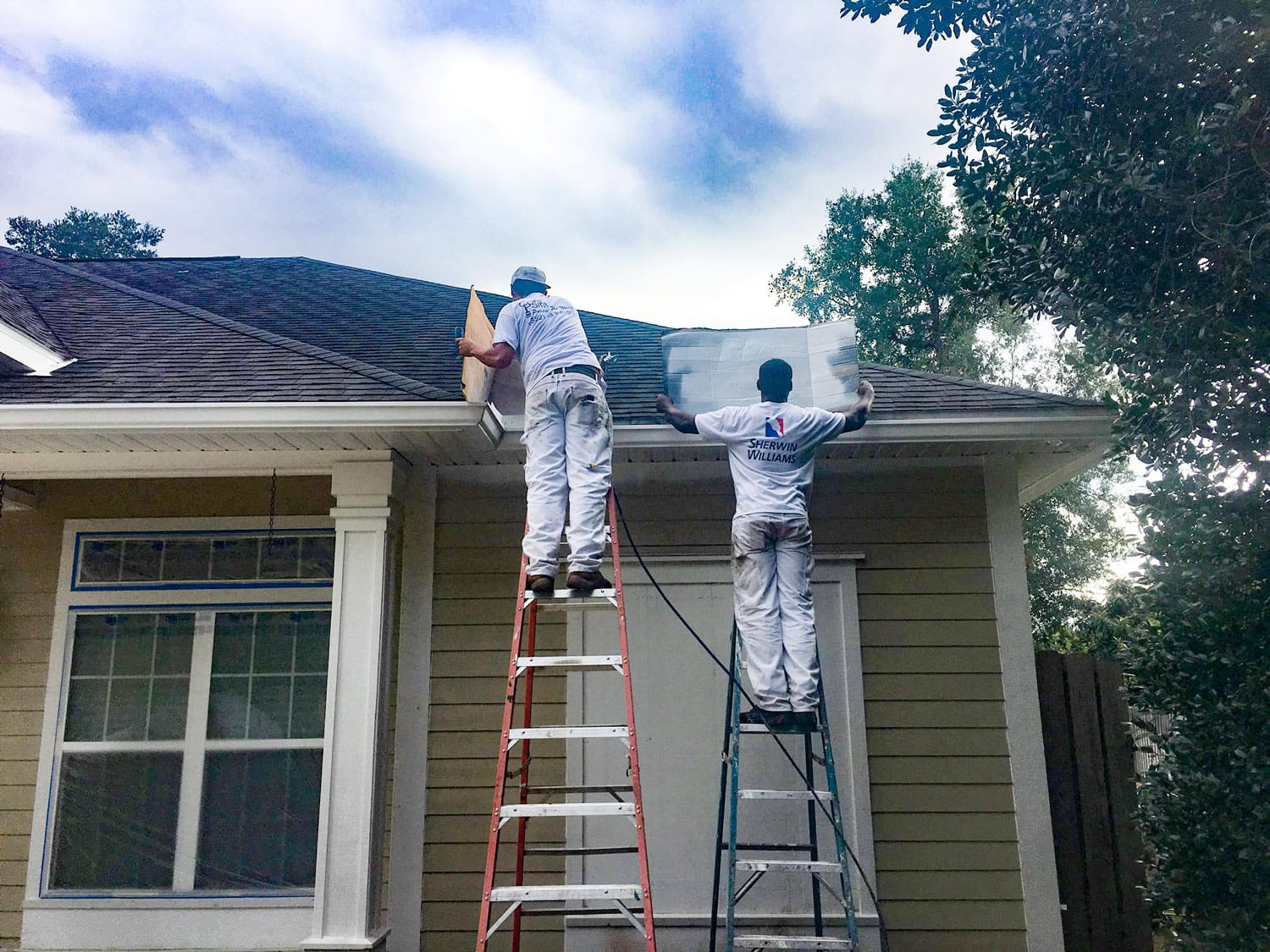 Painting a house in Gainesville Florida Painting a house in Gainesville Florida