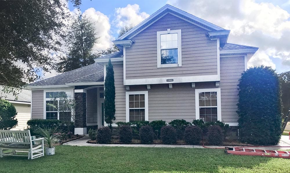Exterior House Painting in Gainesville - Before Paint
