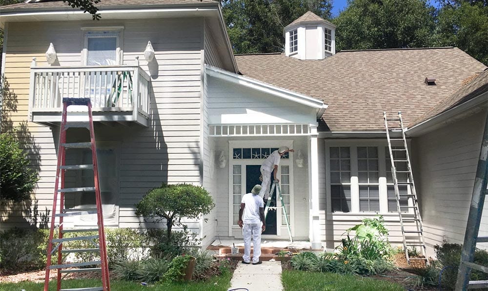 Exterior House Painting in Gainesville - Before Paint
