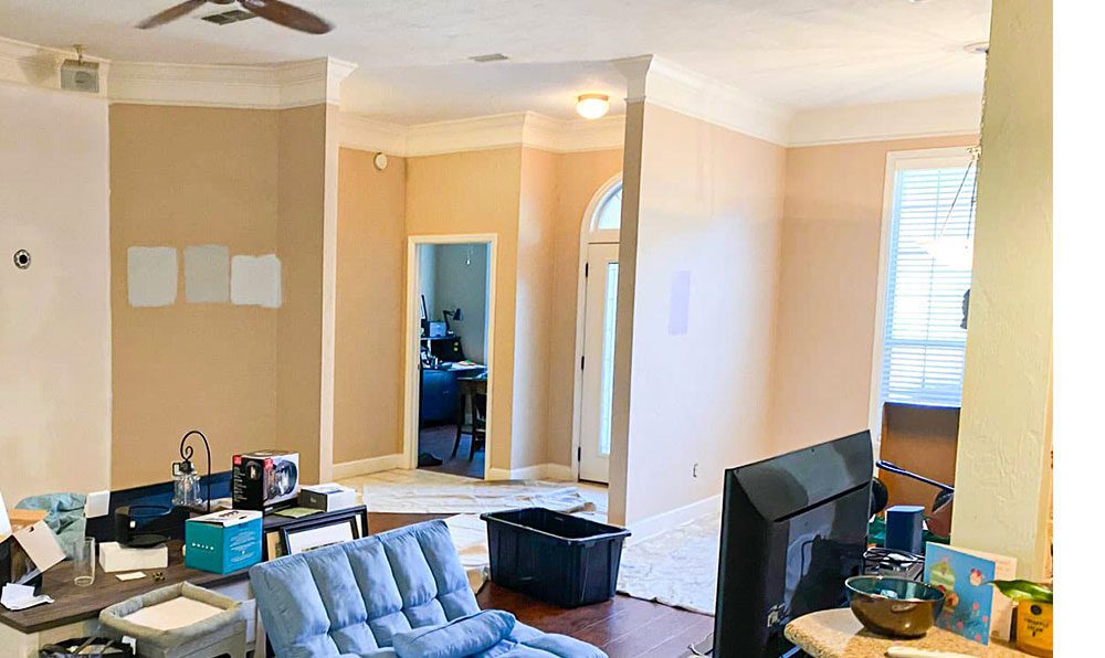 Interior House Painting Before