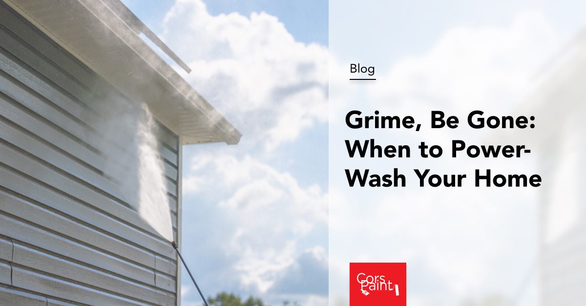 Grime, Be Gone: When to Power-Wash Your Home